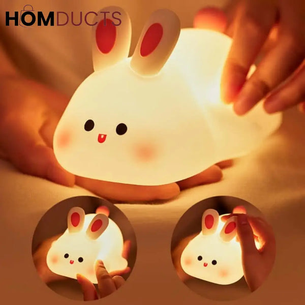 Cute Rabbit Silicone Lamp