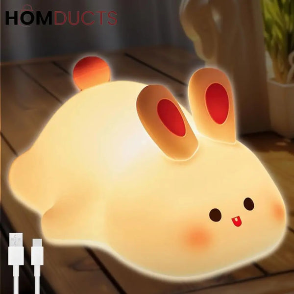 Cute Rabbit Silicone Lamp