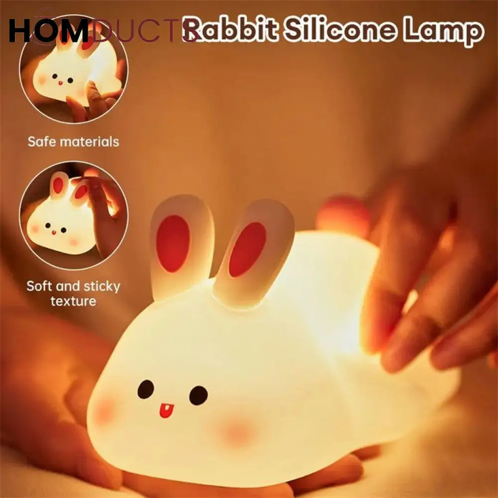 Cute Rabbit Silicone Lamp