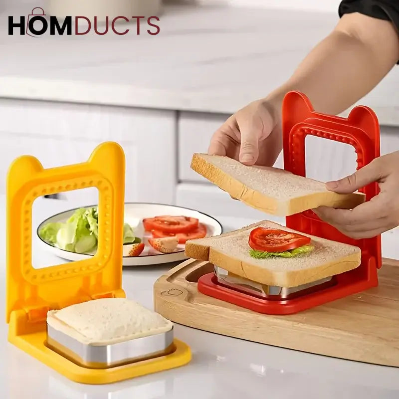 Cute Sandwich Bread Cutter & Sealer – Round & Square Shapes