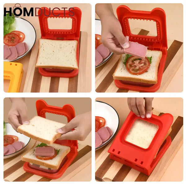 Cute Sandwich Bread Cutter & Sealer – Round & Square Shapes
