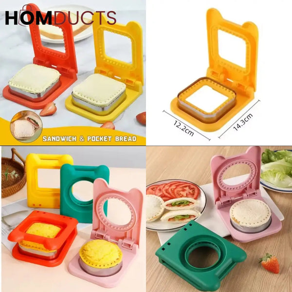 Cute Sandwich Bread Cutter & Sealer – Round & Square Shapes