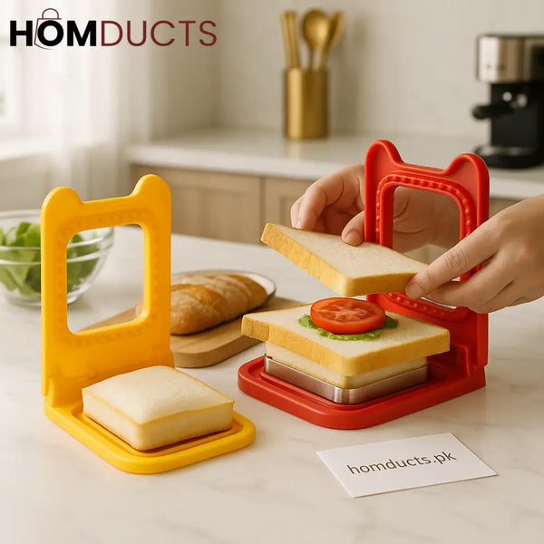 Cute Sandwich Bread Cutter & Sealer – Round & Square Shapes