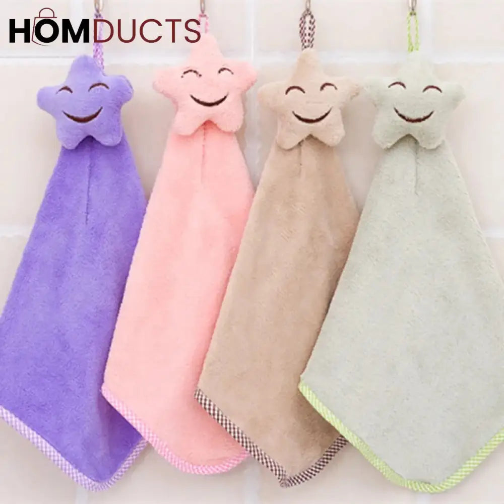 Cute Star Mini Hand Towel