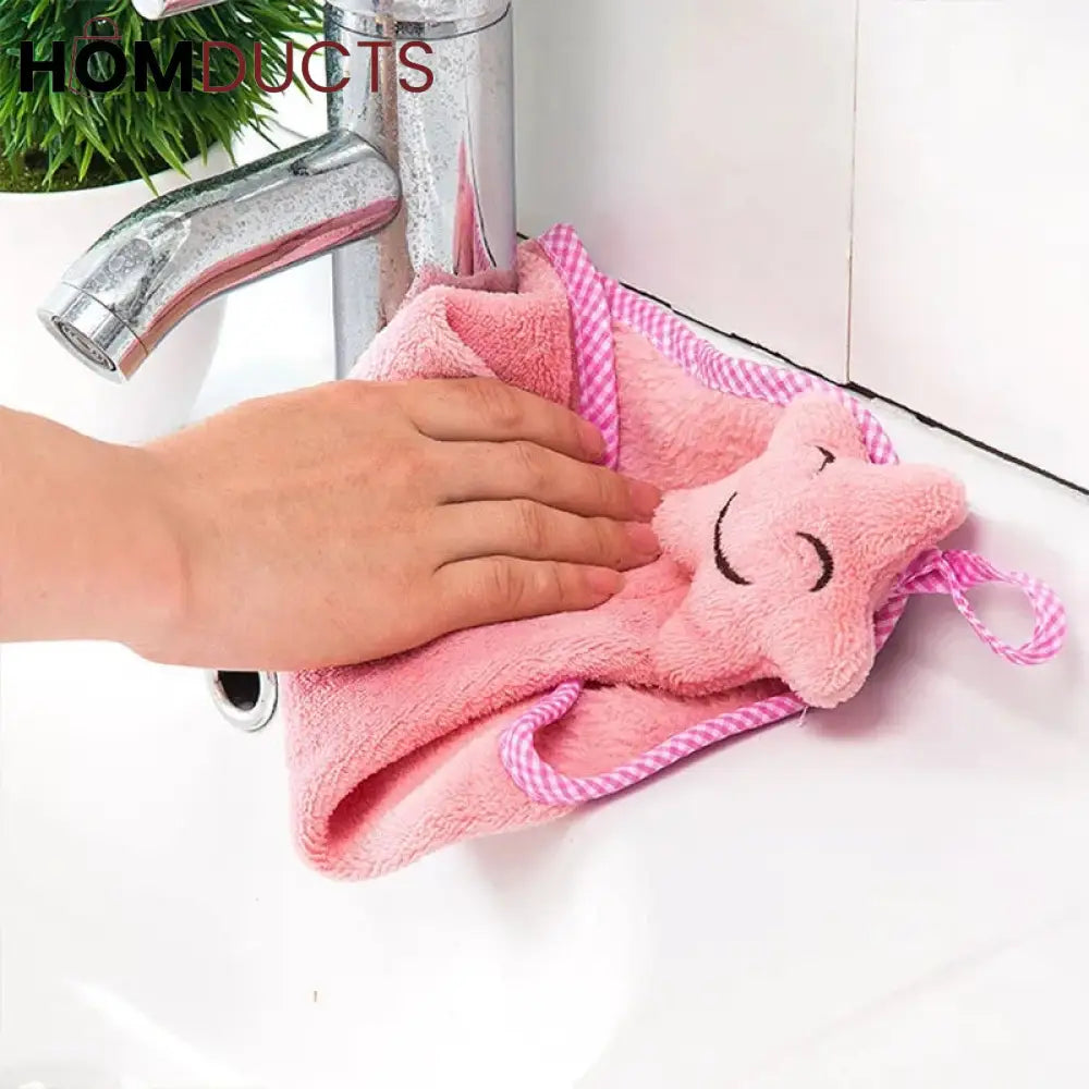 Cute Star Mini Hand Towel