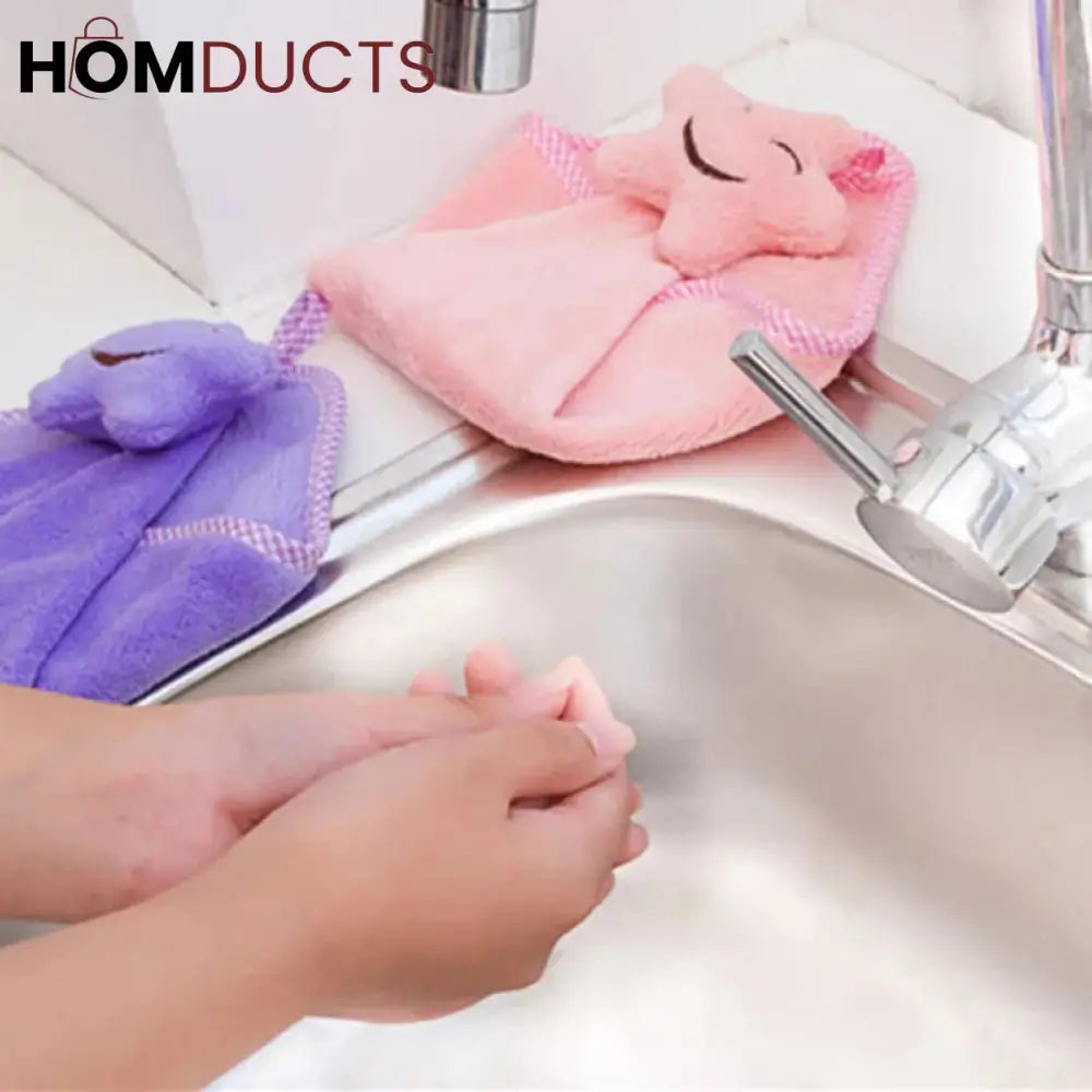 Cute Star Mini Hand Towel