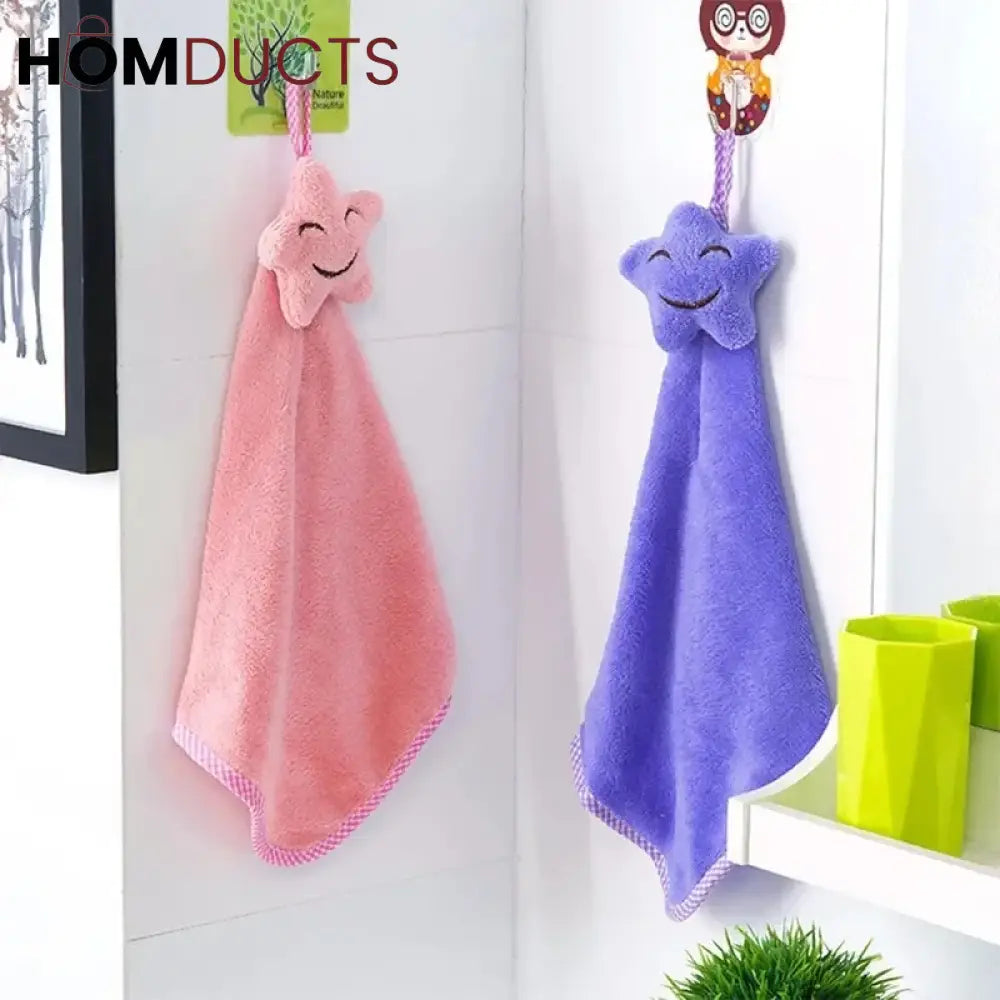 Cute Star Mini Hand Towel