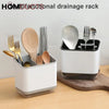 Cutlery Holder With Drain Option