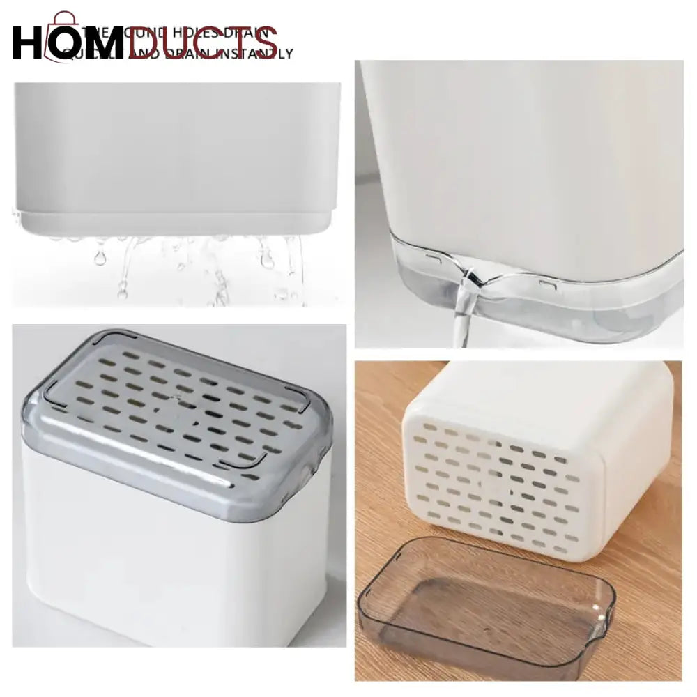 Cutlery Holder With Drain Option