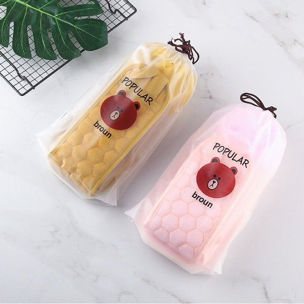 Luxury Exfoliating Bath Set – Back Scrubber, Loofah & Body Glove
