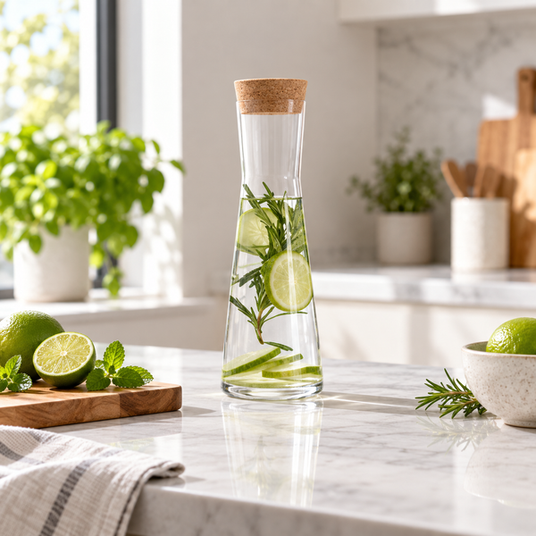 Danny Home glass bottle with cork stopper