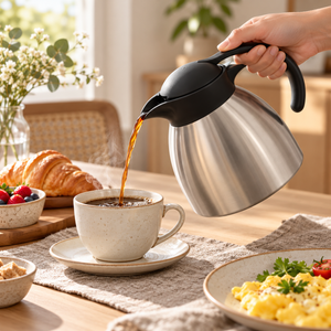 Danny Home 600ml Stainless Steel Vacuum Jug pouring tea