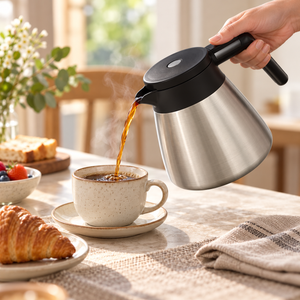 Danny Home 700ml Stainless Steel Vacuum Jug pouring tea