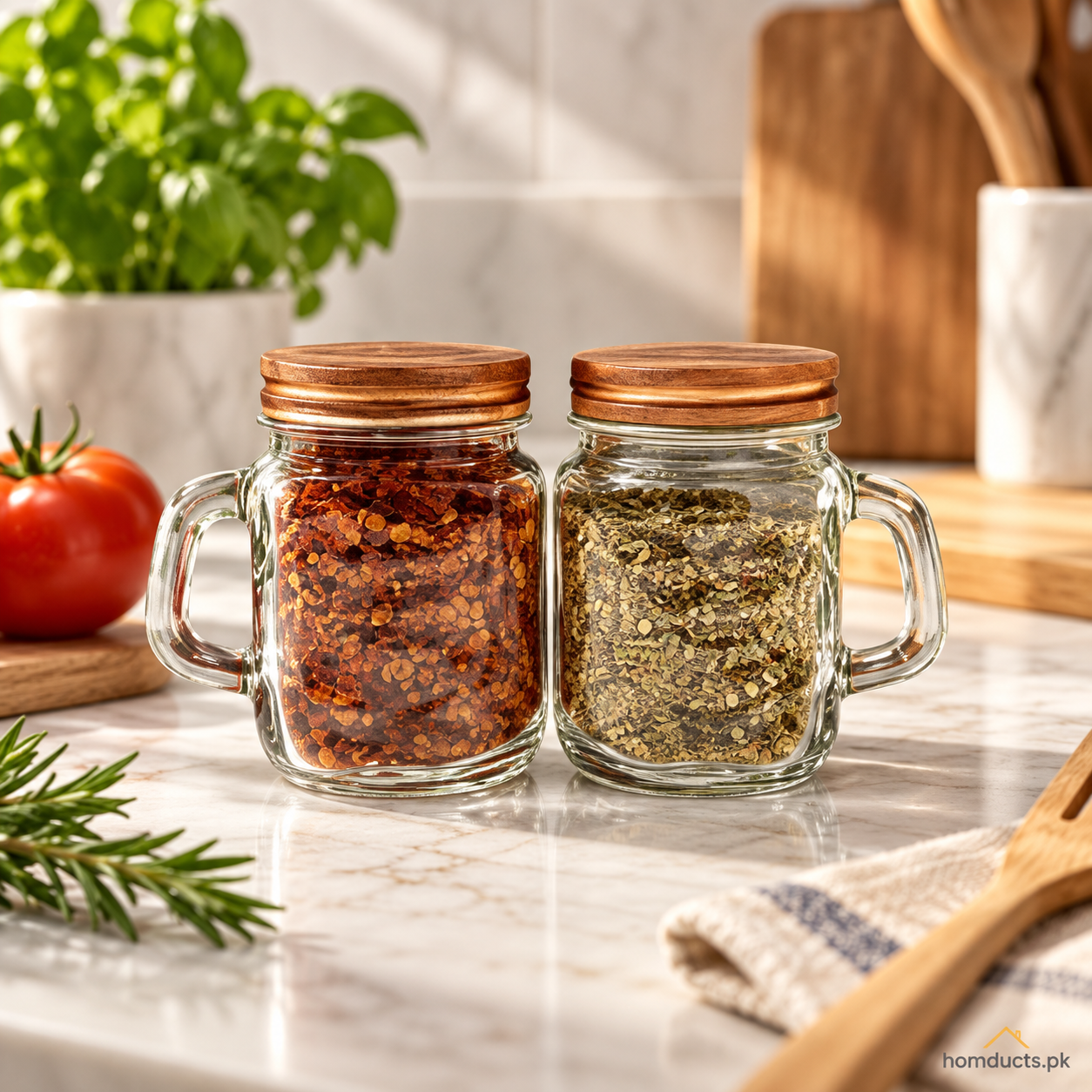 Dany Home 2-piece castor jar set 1900-66