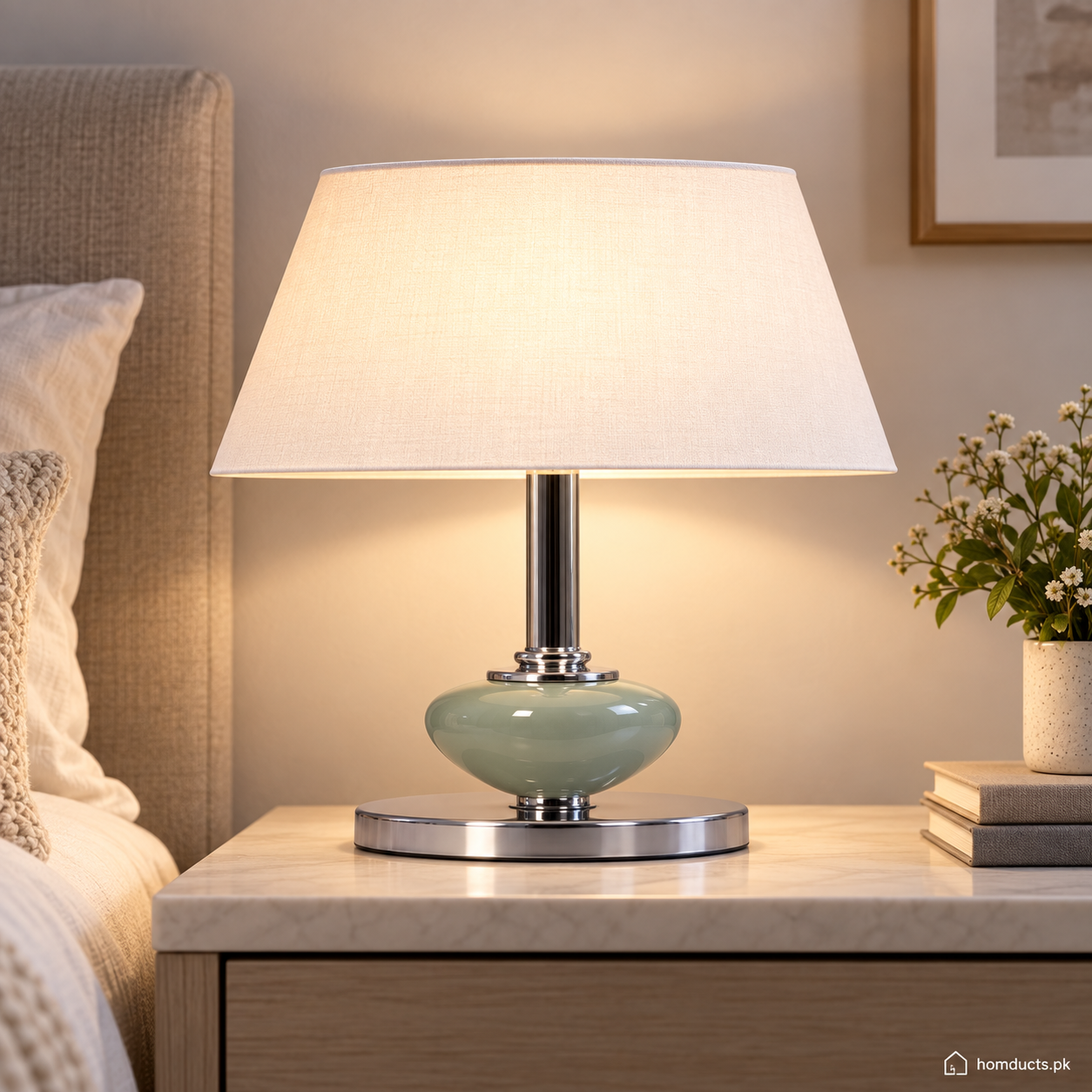 Dany Home green table lamp TL-018-1