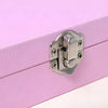 Luxury Pink Jewellery Organizer Box with Necklace Hooks & Ring Compartments