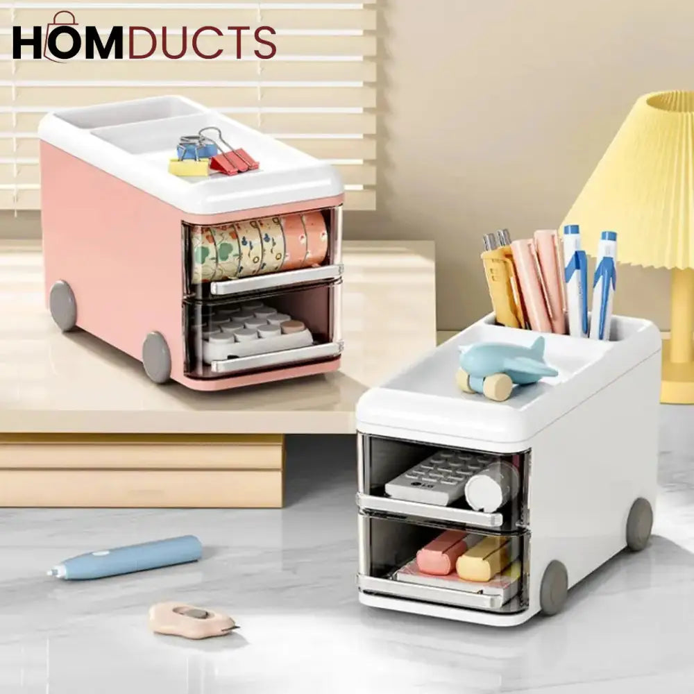 Desktop Bus Shape Organizer