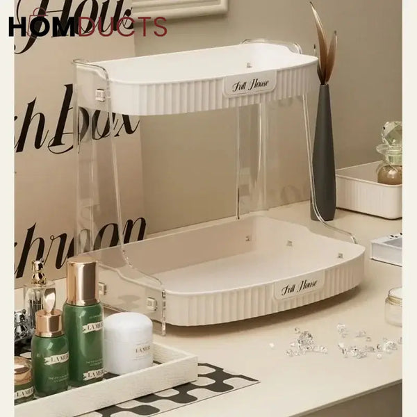 Desktop Cosmetic And Skincare Organizer
