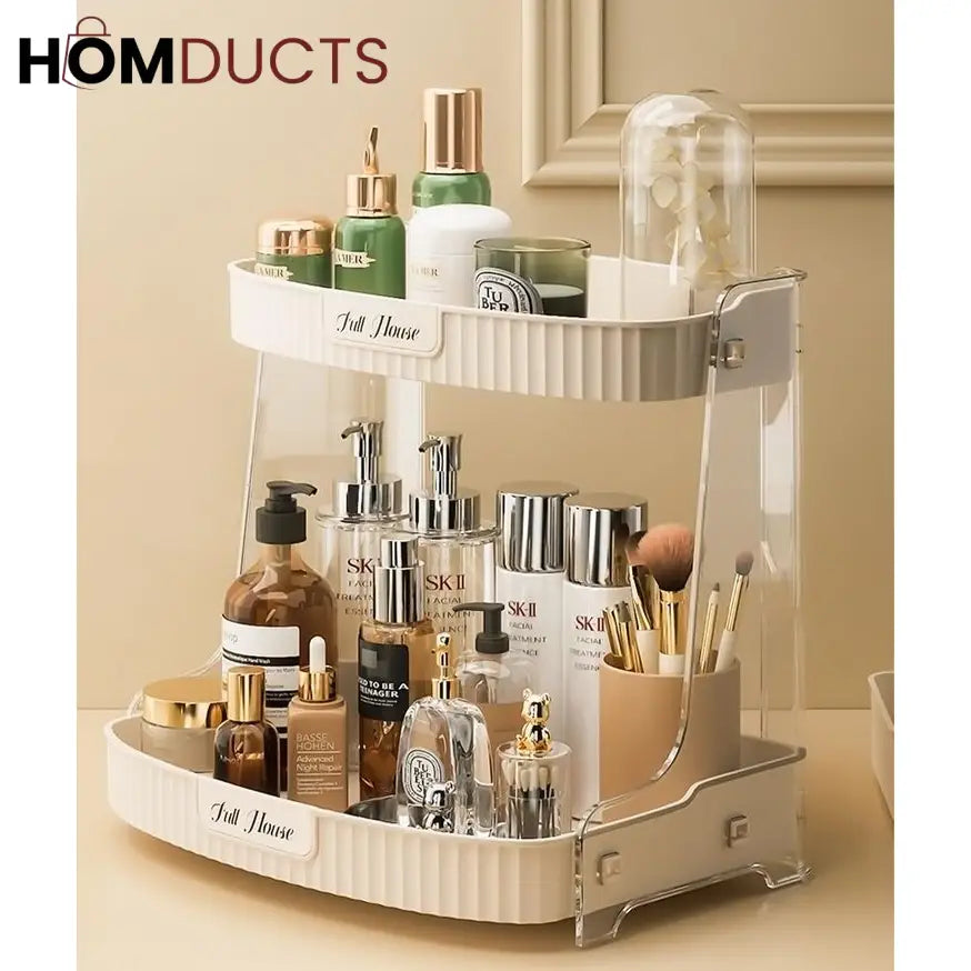 Desktop Cosmetic And Skincare Organizer