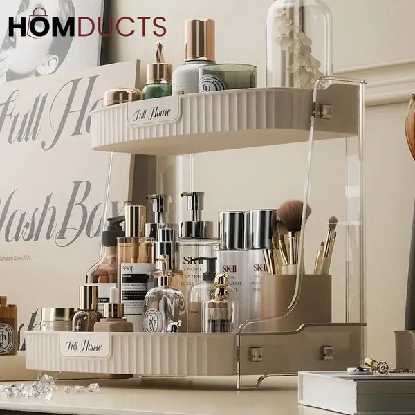 Desktop Cosmetic And Skincare Organizer