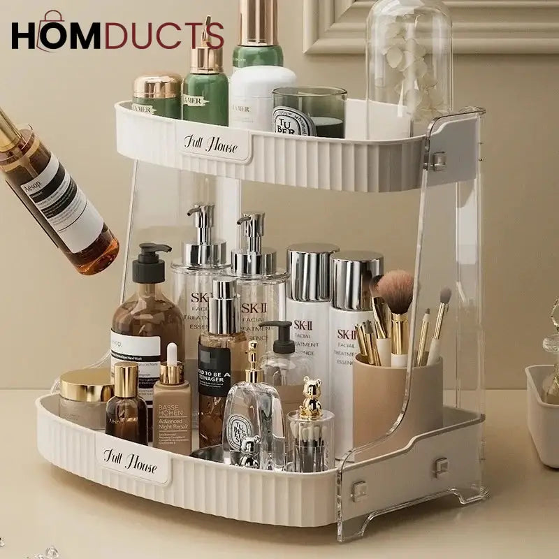 Desktop Cosmetic And Skincare Organizer