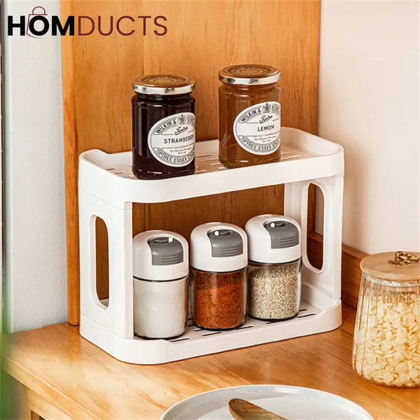 Desktop Double Layer Storage Rack – Homducts