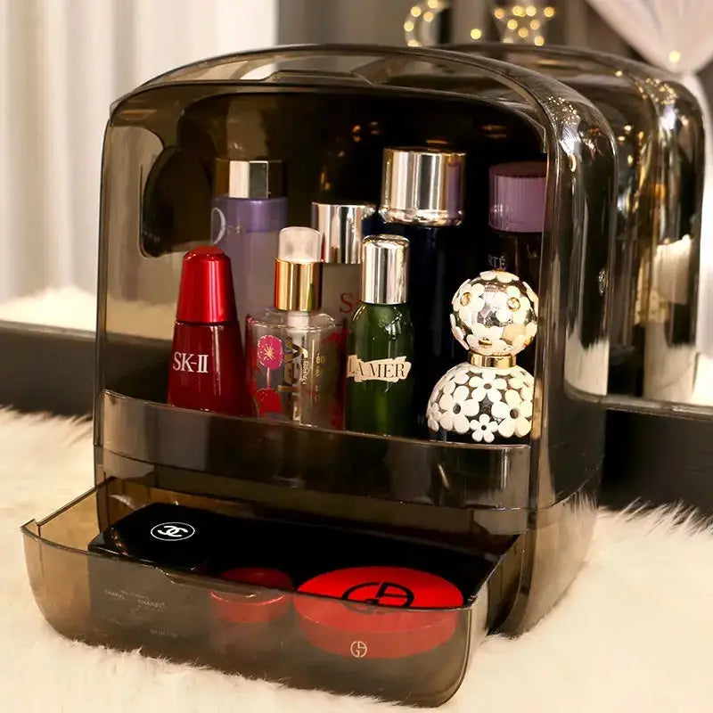 Desktop Dustproof Transparent Cometic Organizer J & C