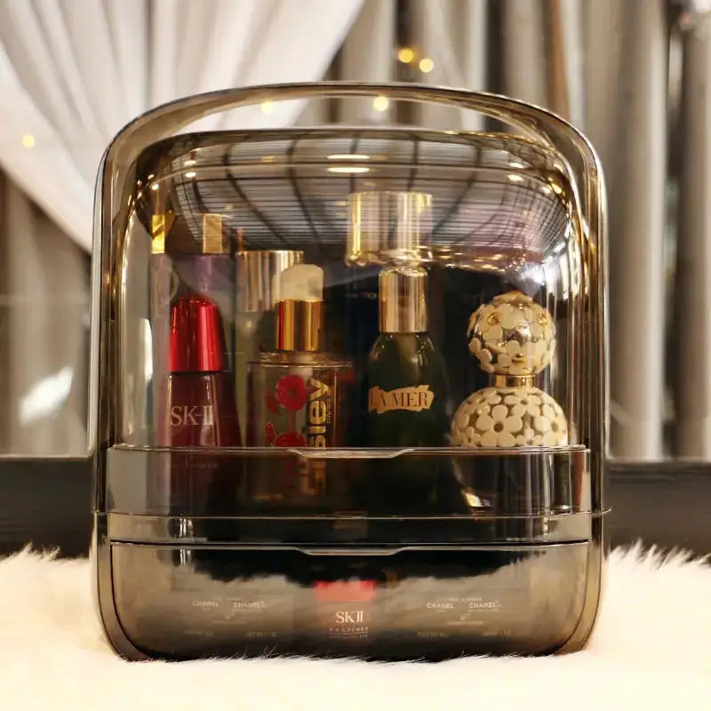 Desktop Dustproof Transparent Cometic Organizer J & C