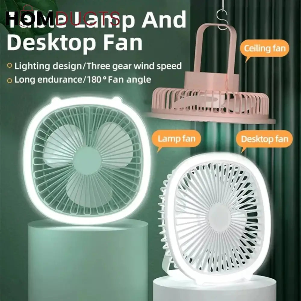Desktop Lamp Fan