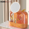 Desktop Led Double Door Cosmetic Organizer