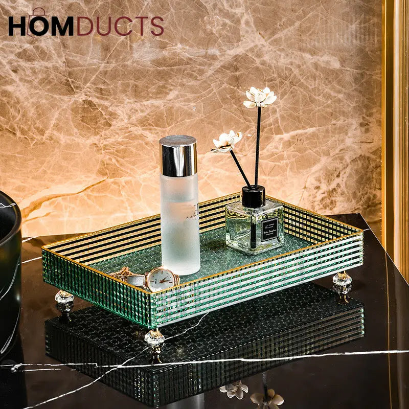 Desktop Perfume And Cosmetic Storage Tray