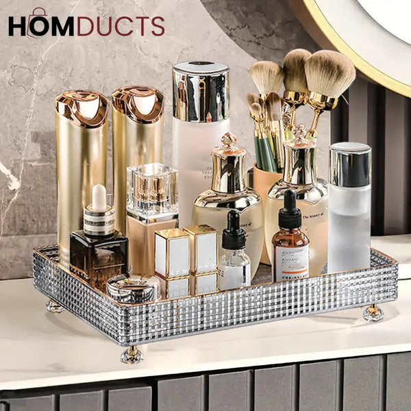 Desktop Perfume And Cosmetic Storage Tray