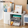 Desktop Stationery Organizer With Drawer