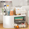 Desktop Stationery Organizer With Drawer