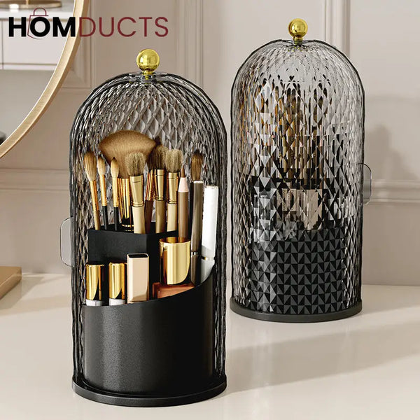Diamond Pattern Cosmetic Brush Holder