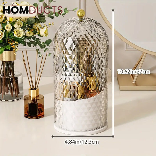 Diamond Pattern Cosmetic Brush Holder