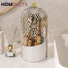 Diamond Pattern Cosmetic Brush Holder