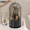 Diamond Pattern Cosmetic Brush Holder