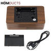 Digital Wooden LED Alarm Clock – Minimalist Nightstand Display