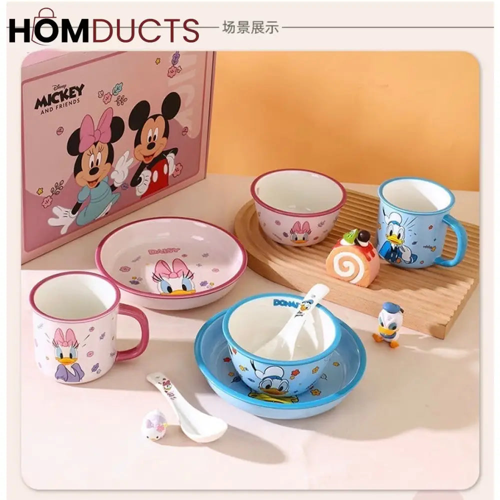 Disney Mickey & Friends Ceramic Bowl Set - 4 Pieces