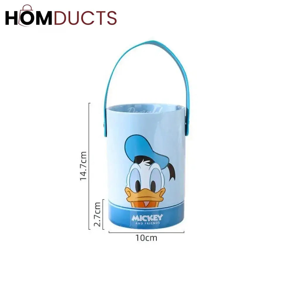 Disney Mickey & Friends Chopstick Holder - Ceramic Drain Bucket DONALD DUCK