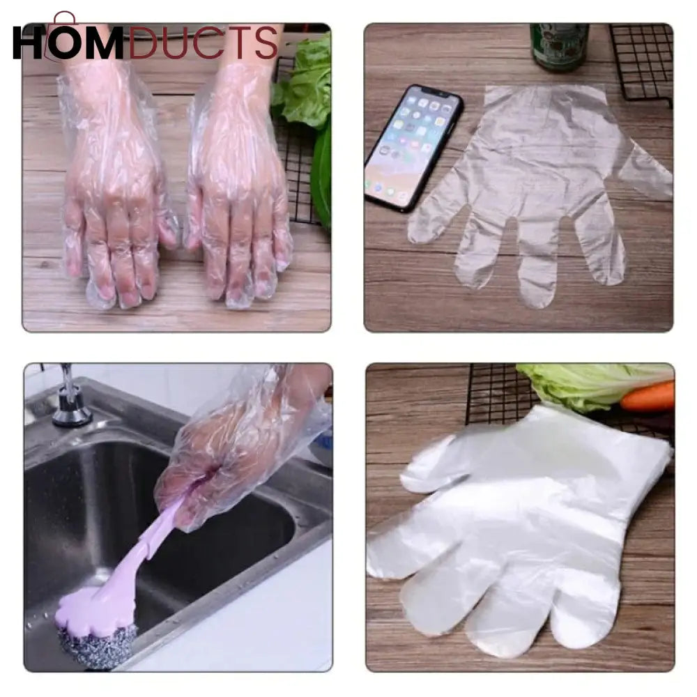 Disposable Gloves (100Pcs) Pack