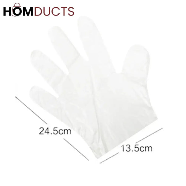 Disposable Gloves (100Pcs) Pack