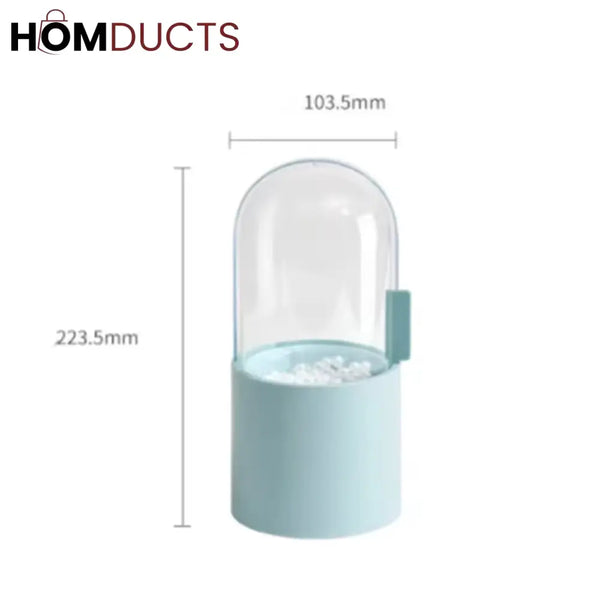 Dome Makeup Brush Holder – Dustproof Acrylic Organizer for Vanity & Travel