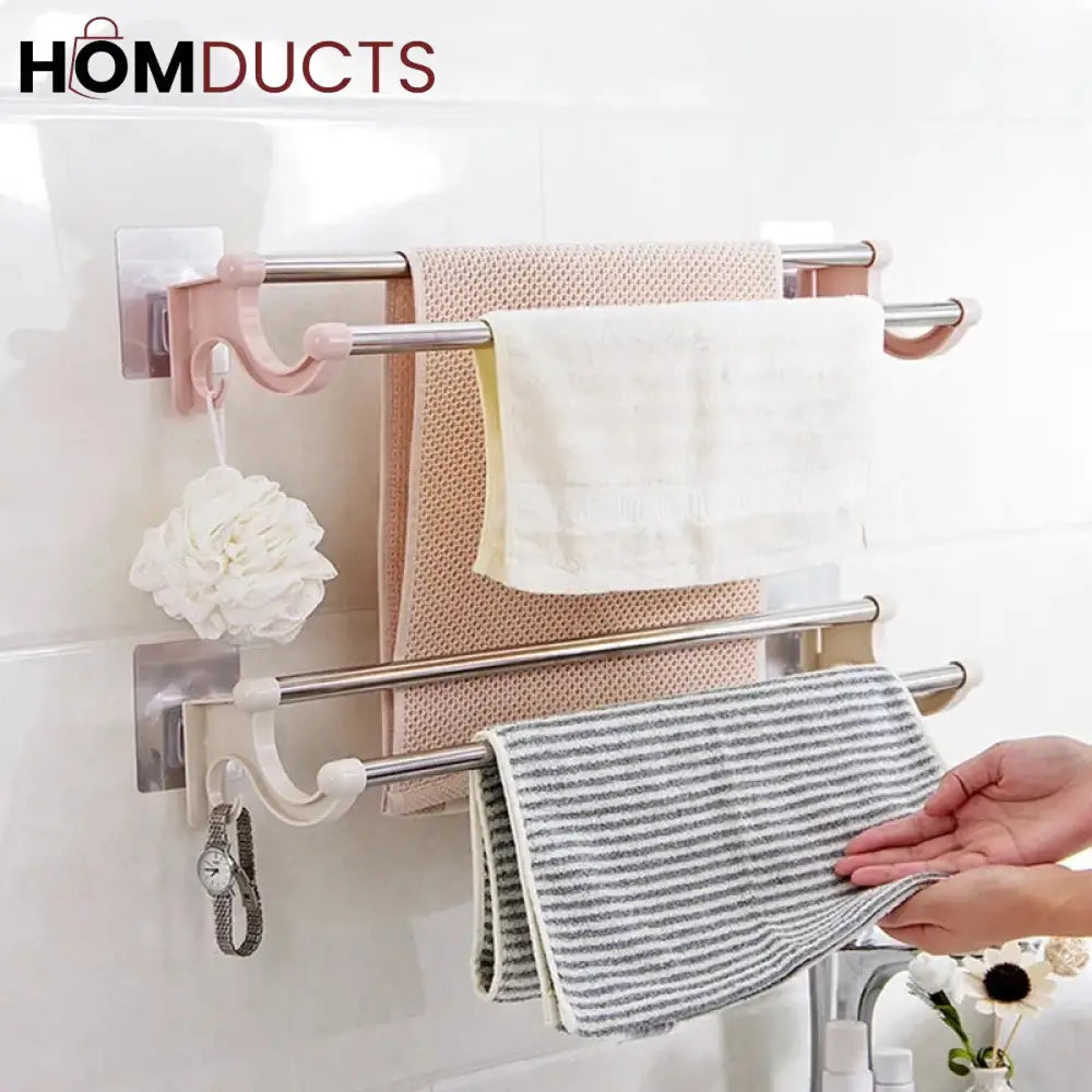 Double Bar Towel Rack