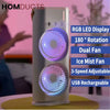 Double Headed Rechargeable Mist Fan