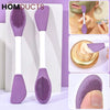 Double Headed Silicone Mask And Cleansing Brush