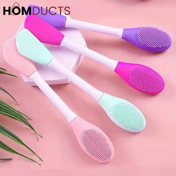 Double Headed Silicone Mask And Cleansing Brush