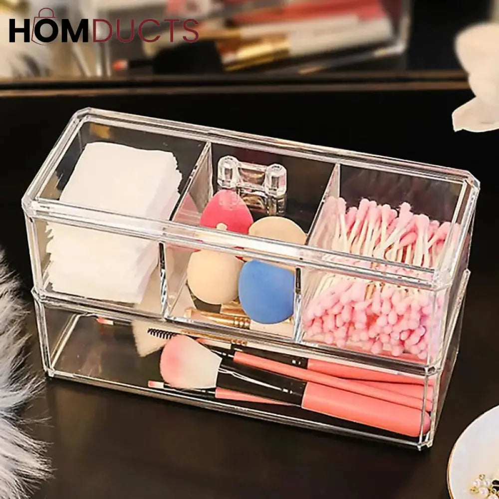 Double Layer Acrylic Cosmetic Organizer J & C