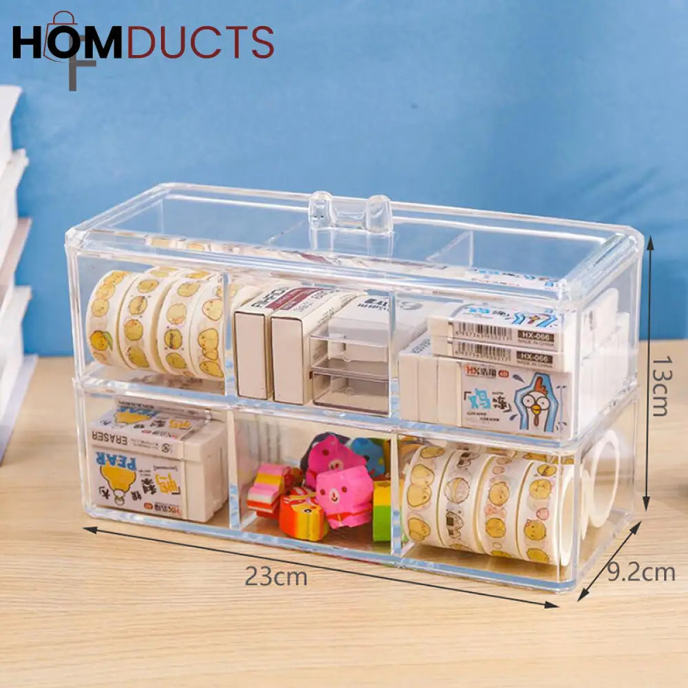 Double Layer Acrylic Cosmetic Organizer J & C